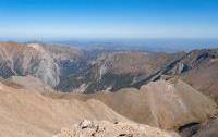 A view of the northern  section of the upper rim of Samaria
